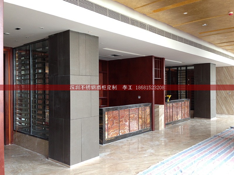 不銹鋼酒柜定制-深圳市蕰莎酒柜酒窖有限公司 李工 186-8152-3208